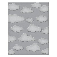 Spellbinders - Open Road Collection - Embossing Folder - Head In The Clouds