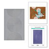 Spellbinders - Modern Botanicals Collection - 2D Embossing Folder - Lined Circles