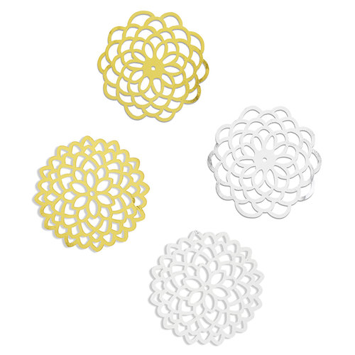 Spellbinders - Silver and Gold Collection - Elegant Doilies