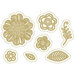 Spellbinders - Silver and Gold Collection - Die - Full Bloom