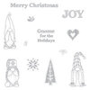 Fun Stampers Journey - Christmas - Cling Rubber Stamps - Gnome for the Holidays