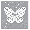 Spellbinders - Bibi's Butterflies Collection - Stencils - Geometric Butterfly