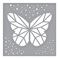 Spellbinders - Bibi's Collection - Stencils - Geometric Butterfly