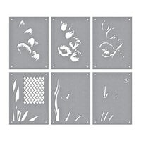 Spellbinders - Four Petal Collection - Layered Stencils - Wonderful Tulips