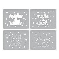 Spellbinders - Layered Stencils Collection - Stencils - Layered Make A Wish