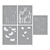 Spellbinders - Flower Market Collection - Layered Stencils - Coneflowers