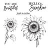 Spellbinders - Cardmaker Stamp Collection - Clear Photopolymer Stamps - Hello Sunflower