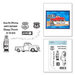 Spellbinders - Cardmaker Stamp Collection - Clear Photopolymer Stamps - Hit The Road