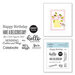 Spellbinders - Sweet Street Collection - Clear Photopolymer Stamps - Sugar Coated Sentiments