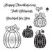 Spellbinders - Fall Traditions Collection - Clear Photopolymer Stamps - Charming Pumpkins