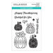 Spellbinders - Fall Traditions Collection - Clear Photopolymer Stamps - Charming Pumpkins