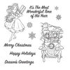 Spellbinders - Christmas Traditions Collection - Clear Photopolymer Stamps - Vintage Holidays