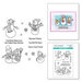 Spellbinders - Be Merry Collection - Christmas - Clear Photopolymer Stamps - Friendly Snowmen