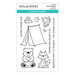 Spellbinders - The Cardmaker III Collection - Clear Photopolymer Stamps - Campfire Critters