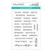 Spellbinders - Stitched Alphabet Collection - Photopolymer Stamps - Stitched Descriptors Sentiments