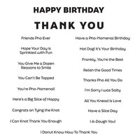 Spellbinders - Warm Wishes Camper Collection - Clear Photopolymer Stamps - Sweet and Savory Sentiments