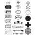 Spellbinders - Flea Market Finds Collection - Clear Photopolymer Stamps - Reading Matter