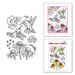 Stampendous - Spring Collection - Clear Photopolymer Stamps - Hummingbird Day