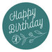Spellbinders - Sealed Collection - Wax Seal Stamp - Sweet Happy Birthday