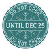 Spellbinders - Sealed for the Holidays Collection - Wax Seal Stamp - Do Not Open