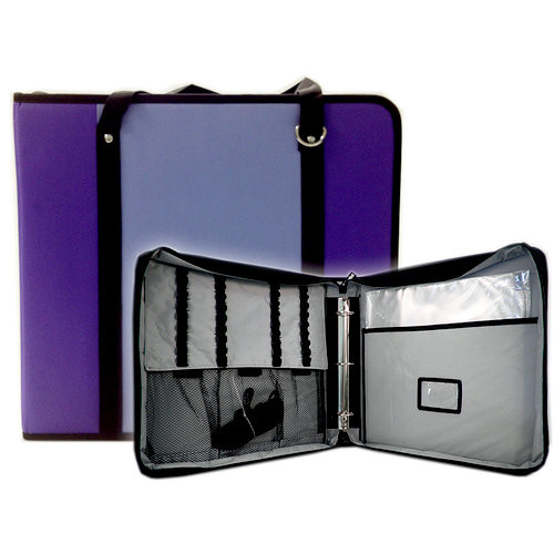 Totally Tiffany - Create and Carry Craft Binder - Purple and Lavender