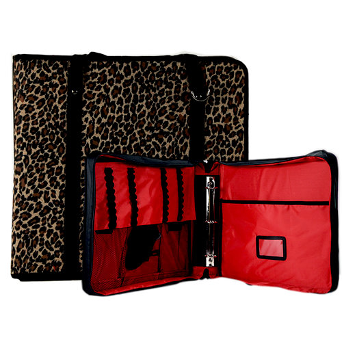 Totally Tiffany - Create and Carry Craft Binder - Leopard Print