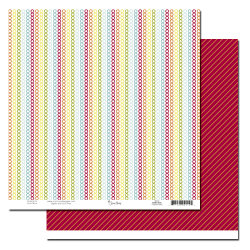 Scenic Route Paper - Garden Grove Collection - 12 x 12 Double Sided Paper - Chapman Ave, CLEARANCE