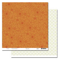 Scenic Route Paper - Garden Grove Collection - 12 x 12 Double Sided Paper - Adeline Ave, CLEARANCE
