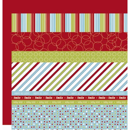 Scenic Route Paper - Designer Scrap Strips - Double Sided Cardstock - North Shore Strip Combo 1, CLEARANCE
