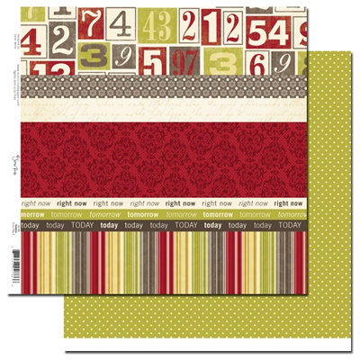 Scenic Route Paper - Sonoma Collection - 12 x 12 Double Sided Paper - Scrap Strip 3, CLEARANCE