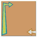 Scenic Route Paper - Metropolis Collection - 12x12 Cardstock - Kraft Arrows, CLEARANCE