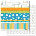 Scenic Route Paper - Metropolis Collection - 12x12 Doublesided Cardstock - Scrap Strip 2, CLEARANCE