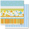 Scenic Route Paper - Metropolis Collection - 12x12 Doublesided Cardstock - Scrap Strip 3, CLEARANCE