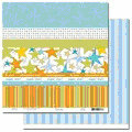 Scenic Route Paper - Metropolis Collection - 12x12 Doublesided Cardstock - Scrap Strip 3, CLEARANCE