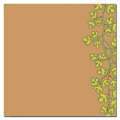 Scenic Route Paper - Laurel Collection - 12x12 Cardstock - Kraft Ivy, CLEARANCE