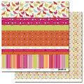 Scenic Route Paper - Laurel Collection - 12x12 Doublesided Cardstock - Scrap Strip 2, CLEARANCE