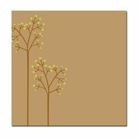 Scenic Route Paper - Ashville Collection - 12x12 Paper - Kraft Branch