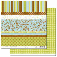 Scenic Route Paper - Ashville Collection - 12x12 Paper - Scrap Strip 3