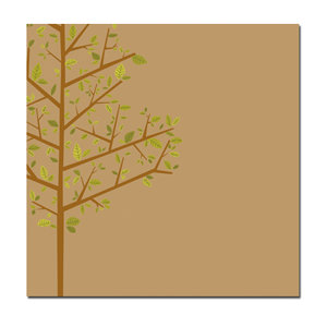 Scenic Route Paper - Sumner Collection - 12x12 Paper - Kraft Tree, CLEARANCE