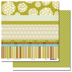 Scenic Route Paper - Sumner Collection - 12x12 Paper - Scrap Strip 1, CLEARANCE