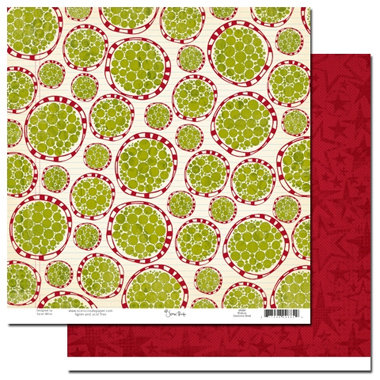 Scenic Route Paper - Roxbury Collection - Christmas - 12x12 Double Sided Paper - Roxbury Dearborne Street, CLEARANCE