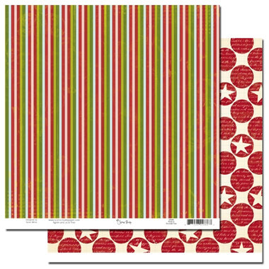 Scenic Route Paper - Roxbury Collection - Christmas - 12x12 Double Sided Paper - Roxbury Rockville Park, CLEARANCE