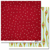 Scenic Route Paper - Roxbury Collection - Christmas - 12x12 Double Sided Paper - Roxbury Fairland Street