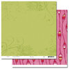 Scenic Route Paper - Loveland Collection - Valentine's Day - 12x12 Double Sided Paper - Loveland Jade Drive