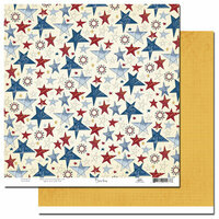 Scenic Route Paper - Liberty Collection - 12x12 Double Sided Paper - Franklin Street, CLEARANCE