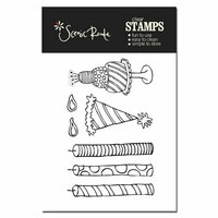 Scenic Route Paper - Sonoma Collection - Clear Acrylic Stamps - Party Time, CLEARANCE