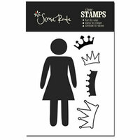 Scenic Route Paper - Acrylic Clear Stamp - Woman, CLEARANCE