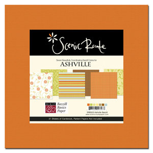 Scenic Route Paper - Bazzill Cardstock Collection Packs - Ashville