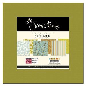 Scenic Route Paper - Bazzill Cardstock Collection Packs - Sumner