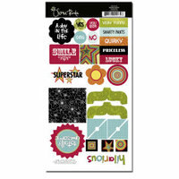 Scenic Route Paper - Garden Grove Collection - Chipboard - Superstar , CLEARANCE